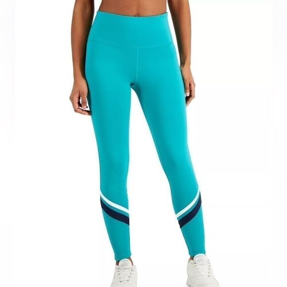 ID IDEOLOGY Women's Compression Colorblocked Side Pocket 7/8 Leggings, Reg 1x - Picture 2 of 11
